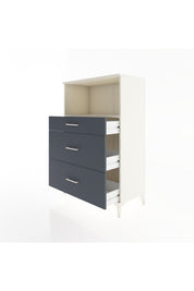 Hyperion Dolap Tek Raflı 3 Çekmeceli 88x44x134 - S51M059V2B