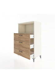 Hyperion Dolap Tek Raflı 3 Çekmeceli 88x44x134 - S51M059V3B