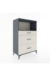 Hyperion Dolap Tek Raflı 3 Çekmeceli 88x44x134 - S51M059V4B