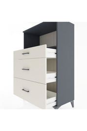 Hyperion Dolap Tek Raflı 3 Çekmeceli 88x44x134 - S51M059V4B