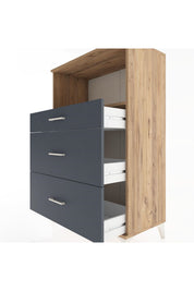 Hyperion Dolap Tek Raflı 3 Çekmeceli 88x44x134 - S51M059V8B