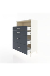 Hyperion Dolap Tek Raflı 4 Çekmeceli 88x44x134 - S51M060V2B