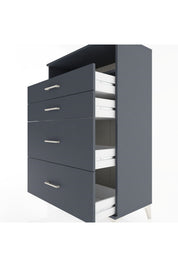 Hyperion Dolap Tek Raflı 4 Çekmeceli 88x44x134 - S51M060V5B