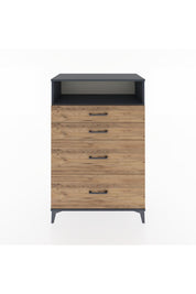 Hyperion Dolap Tek Raflı 4 Çekmeceli 88x44x134 - S51M060V6B