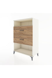 Hyperion Dolap Tek Raflı 2 Çekmeceli 88x44x134 - S51M061V3B