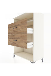 Hyperion Dolap Tek Raflı 2 Çekmeceli 88x44x134 - S51M061V3B