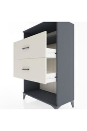 Hyperion Dolap Tek Raflı 2 Çekmeceli 88x44x134 - S51M061V4B