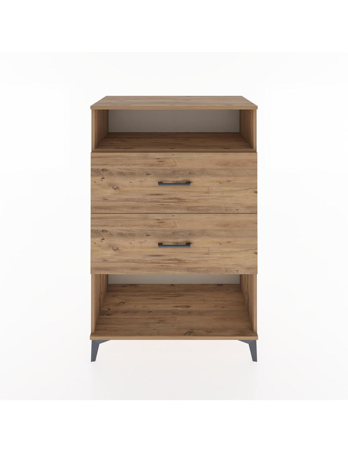 Hyperion Dolap Tek Raflı 2 Çekmeceli 88x44x134 - S51M061V9B