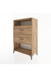 Hyperion Dolap Tek Raflı 2 Çekmeceli 88x44x134 - S51M061V9B