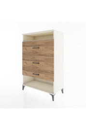 Hyperion Dolap Tek Raflı 3 Çekmeceli 88x44x134 - S51M063V3B