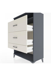 Hyperion Dolap Tek Raflı 3 Çekmeceli 88x44x134 - S51M063V4B