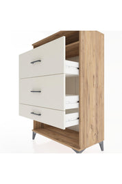 Hyperion Dolap Tek Raflı 3 Çekmeceli 88x44x134 - S51M063V7B