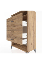 Hyperion Dolap Tek Raflı 3 Çekmeceli 88x44x134 - S51M063V9B