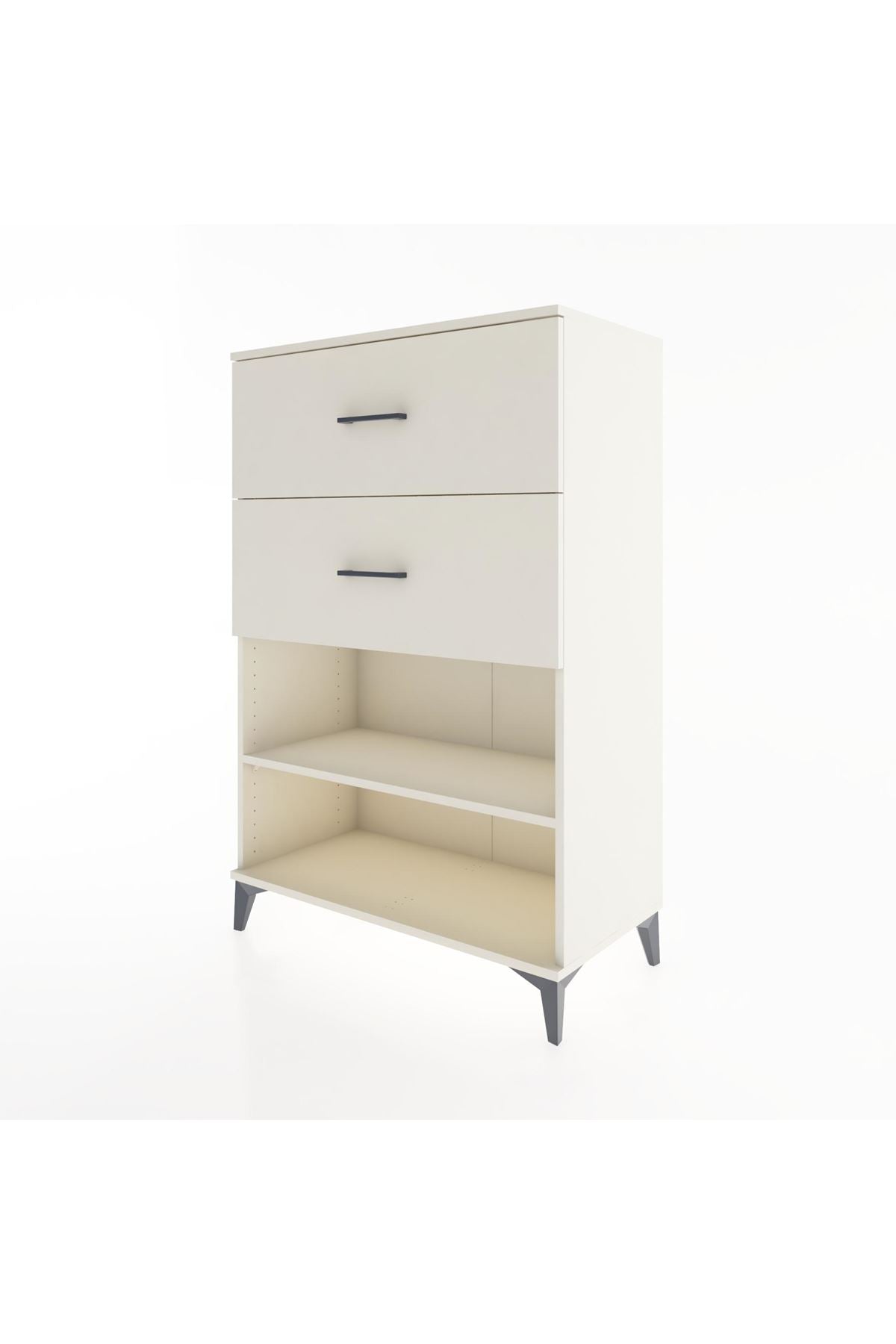 Hyperion Dolap Tek Raflı 2 Çekmeceli 88x44x134 - S51M064V1B