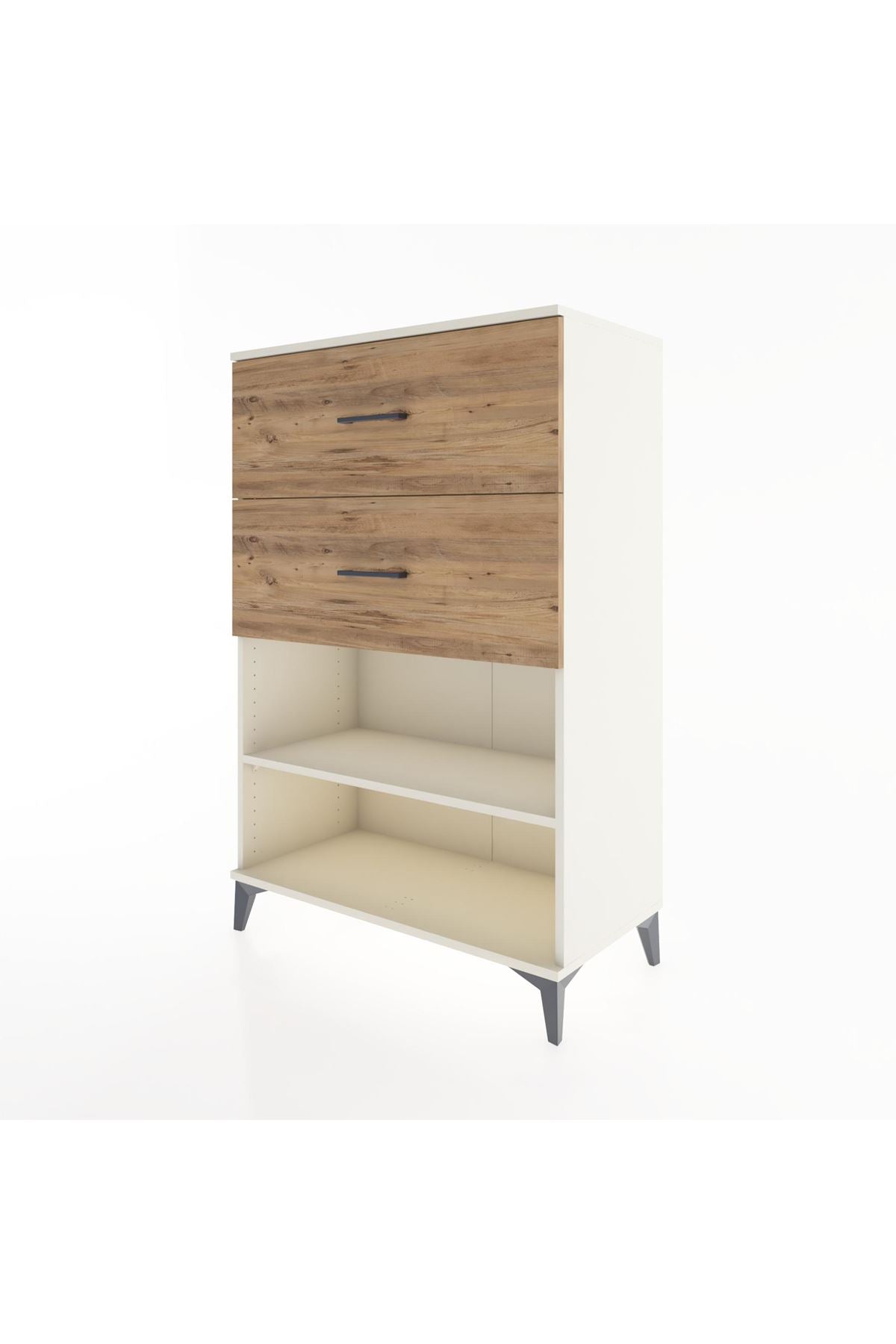 Hyperion Dolap Tek Raflı 2 Çekmeceli 88x44x134 - S51M064V3B