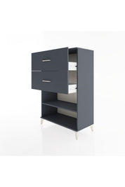 Hyperion Dolap Tek Raflı 2 Çekmeceli 88x44x134 - S51M064V5B