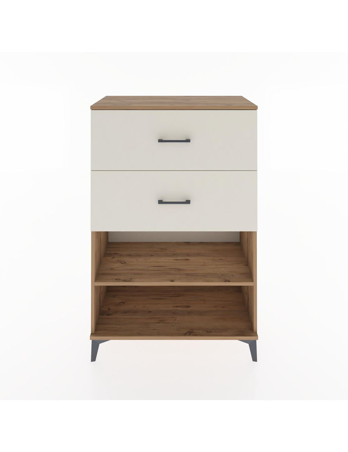 Hyperion Dolap Tek Raflı 2 Çekmeceli 88x44x134 - S51M064V7B