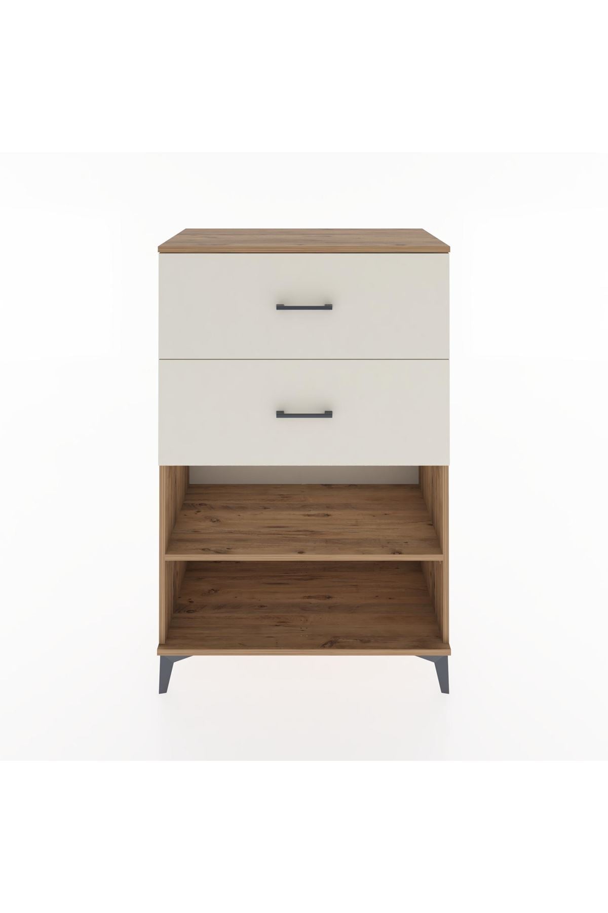Hyperion Dolap Tek Raflı 2 Çekmeceli 88x44x134 - S51M064V7B