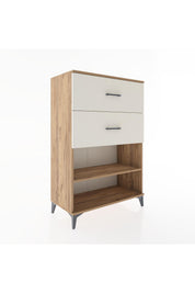 Hyperion Dolap Tek Raflı 2 Çekmeceli 88x44x134 - S51M064V7B