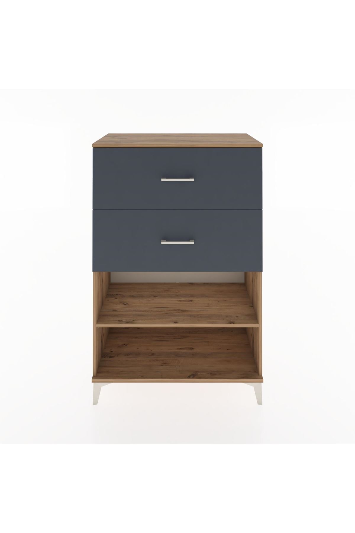 Hyperion Dolap Tek Raflı 2 Çekmeceli 88x44x134 - S51M064V8B