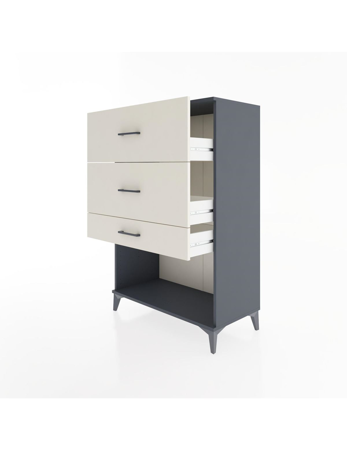 Hyperion Dolap 3 Çekmeceli 88x44x134 - S51M065V4B