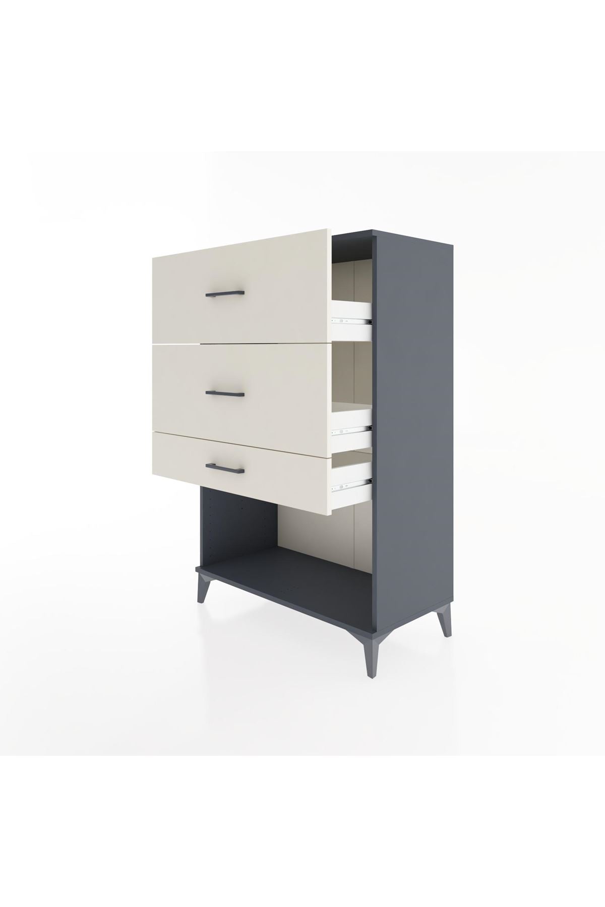 Hyperion Dolap 3 Çekmeceli 88x44x134 - S51M065V4B