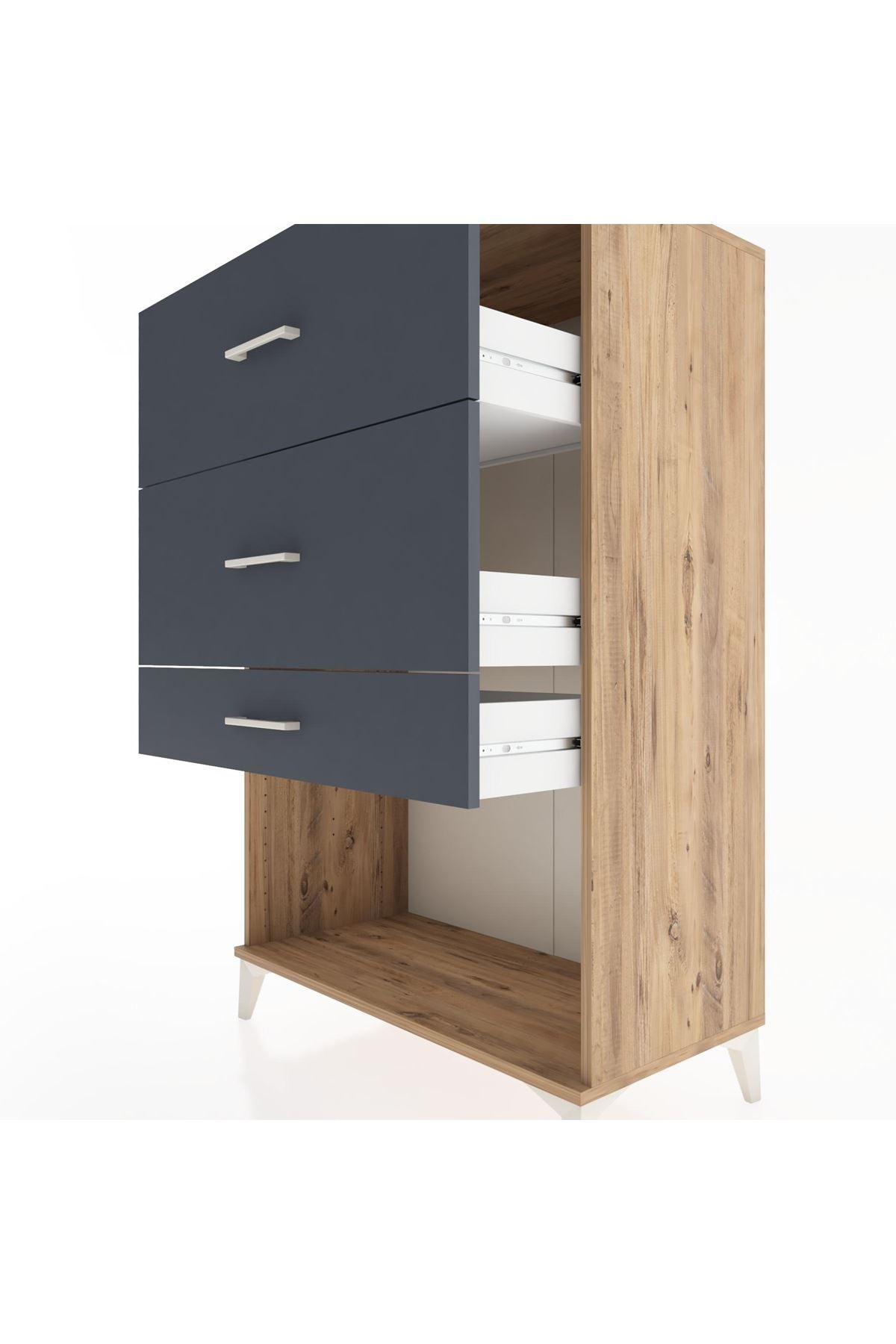 Hyperion Dolap 3 Çekmeceli 88x44x134 - S51M065V8B