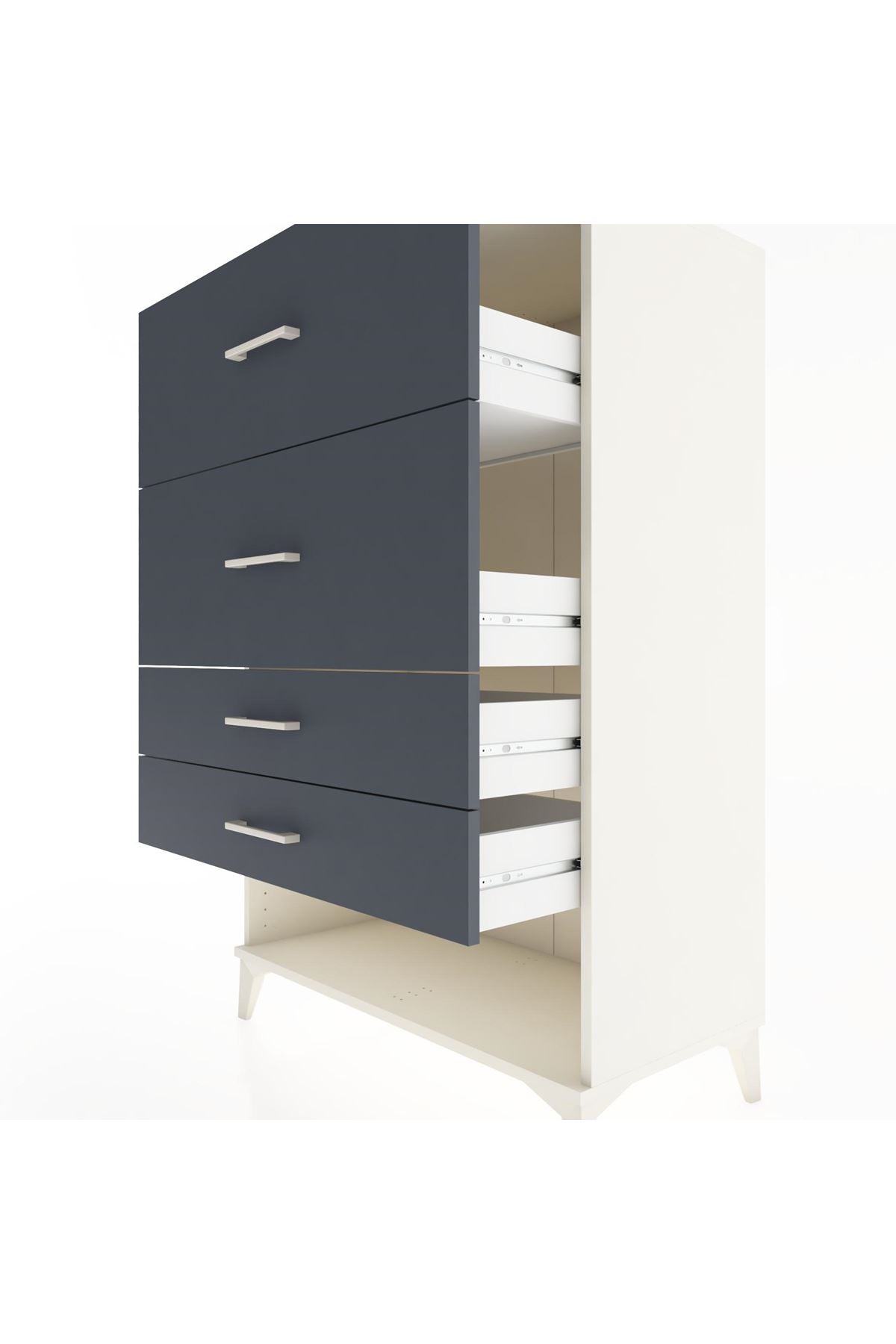 Hyperion Dolap 4 Çekmeceli 88x44x134 - S51M066V2B