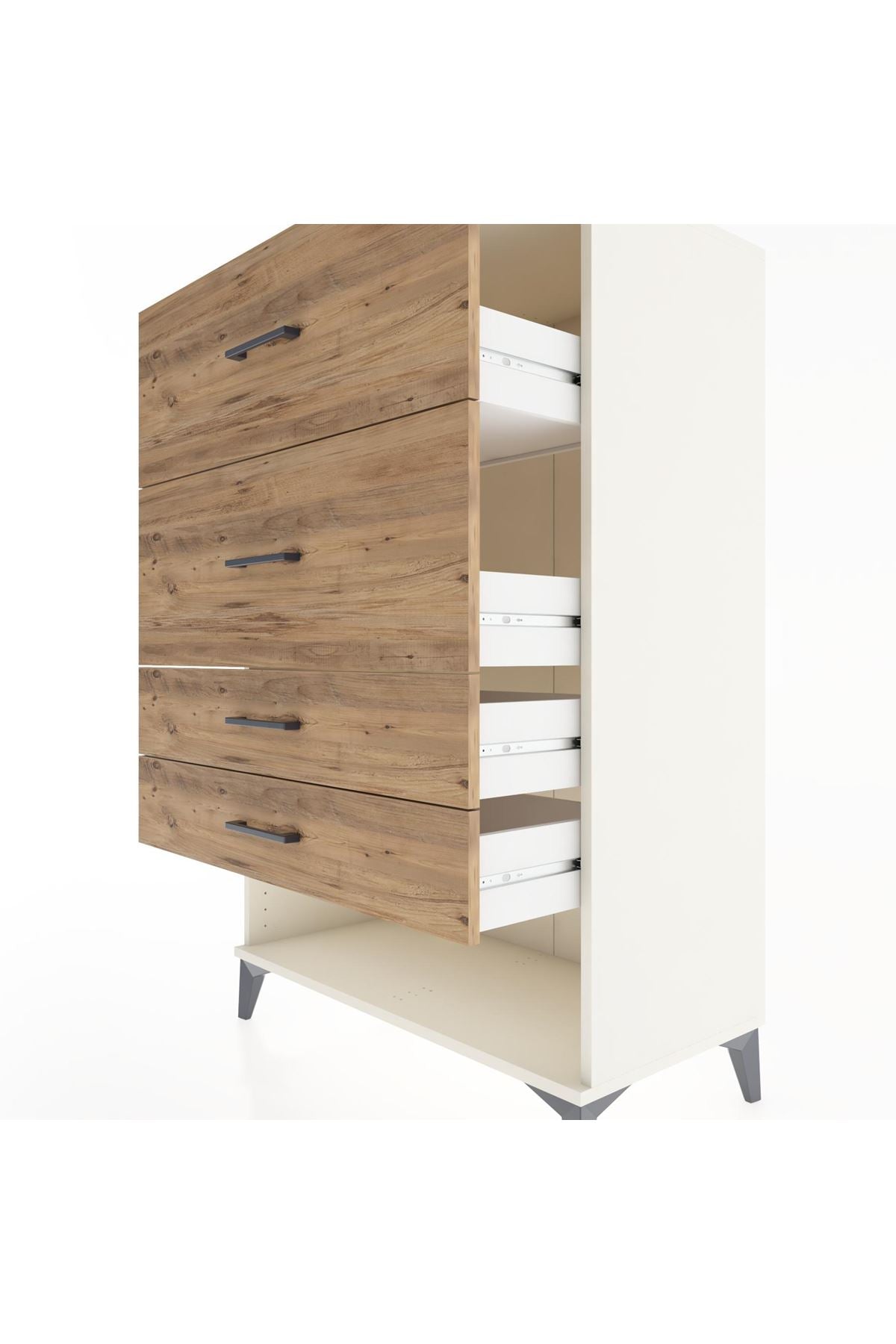 Hyperion Dolap 4 Çekmeceli 88x44x134 - S51M066V3B