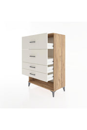 Hyperion Dolap 4 Çekmeceli 88x44x134 - S51M066V7B
