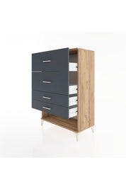 Hyperion Dolap 4 Çekmeceli 88x44x134 - S51M066V8B