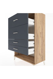 Hyperion Dolap 4 Çekmeceli 88x44x134 - S51M066V8B
