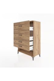 Hyperion Dolap 4 Çekmeceli 88x44x134 - S51M066V9B