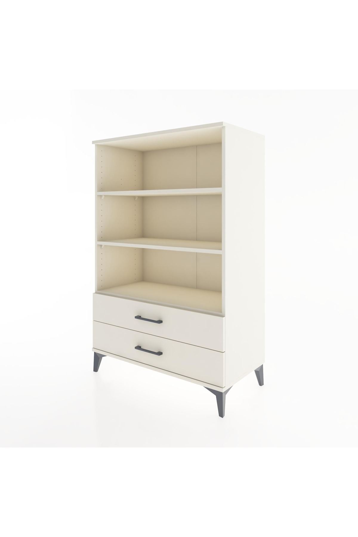 Hyperion Dolap 3 Raflı 2 Çekmeceli 88x44x134 - S51M067V1B