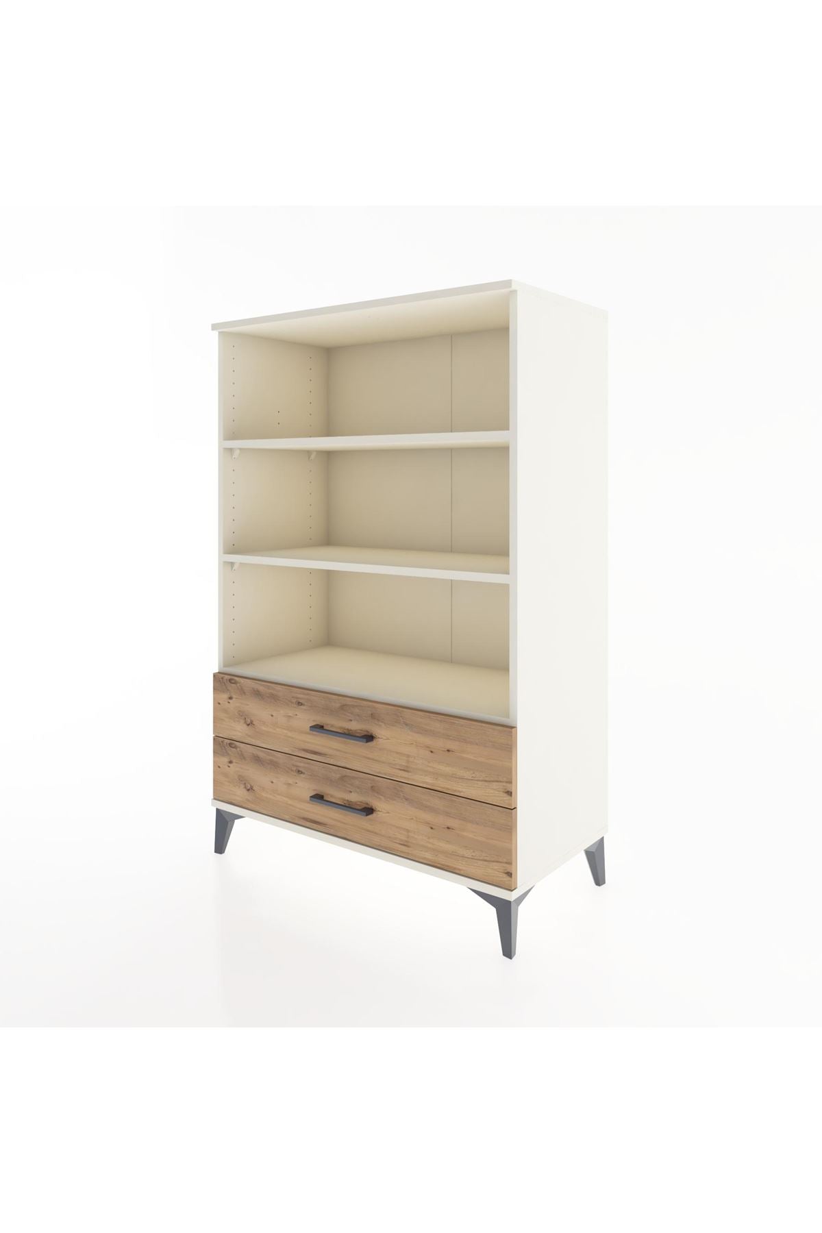 Hyperion Dolap 3 Raflı 2 Çekmeceli 88x44x134 - S51M067V3B