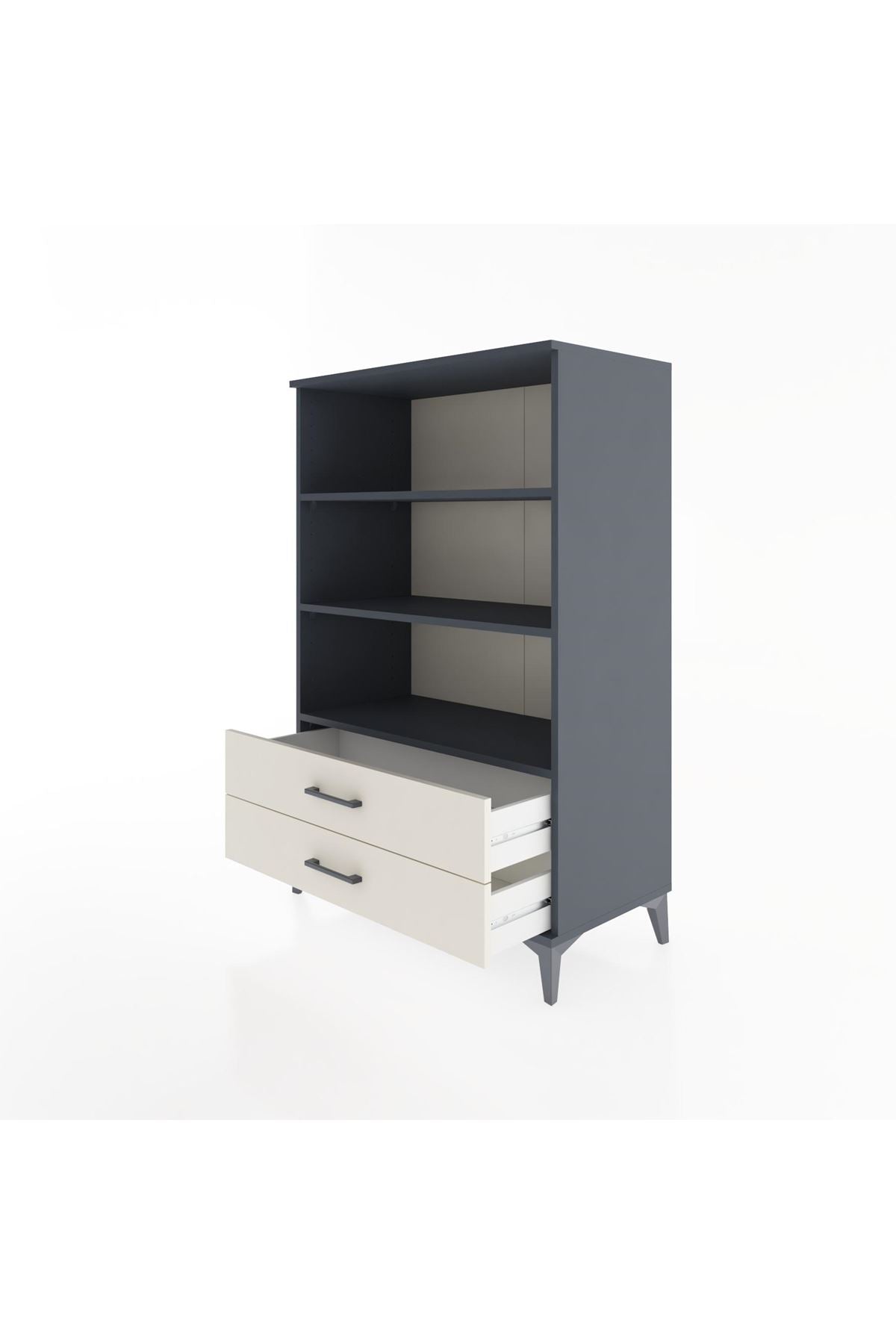 Hyperion Dolap 3 Raflı 2 Çekmeceli 88x44x134 - S51M067V4B