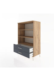 Hyperion Dolap 3 Raflı 2 Çekmeceli 88x44x134 - S51M067V8B