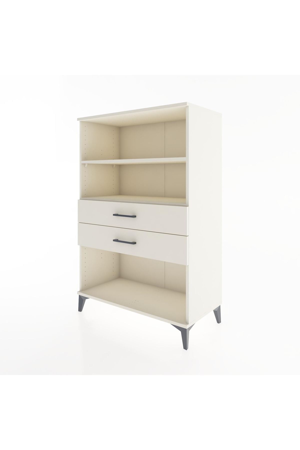 Hyperion Dolap 2 Raflı 2 Çekmeceli 88x44x134 - S51M068V1B