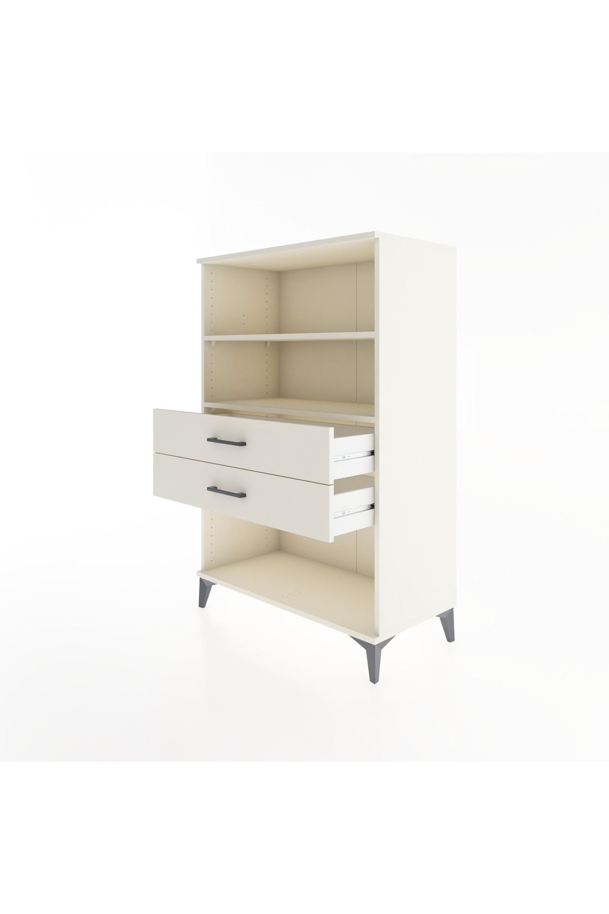 Hyperion Dolap 2 Raflı 2 Çekmeceli 88x44x134 - S51M068V1B