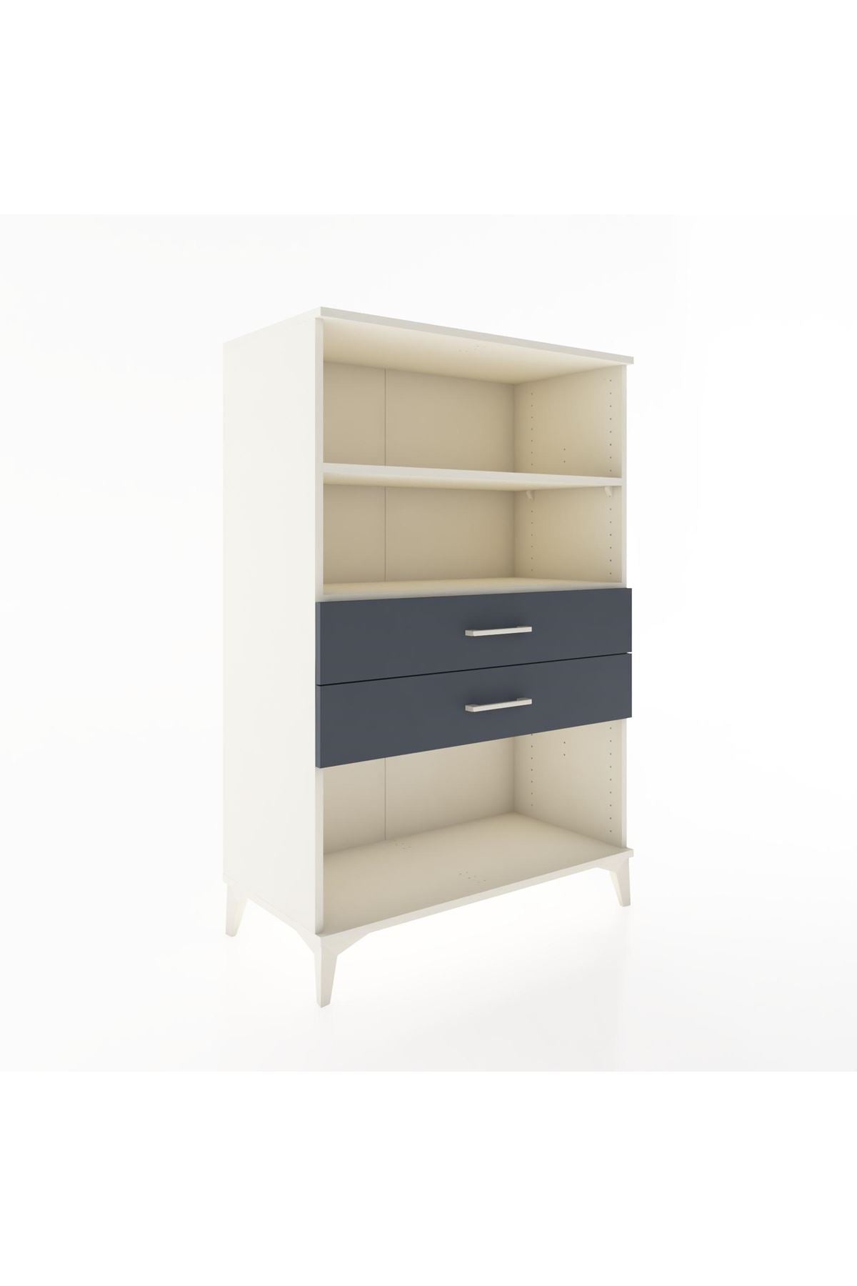 Hyperion Dolap 2 Raflı 2 Çekmeceli 88x44x134 - S51M068V2B