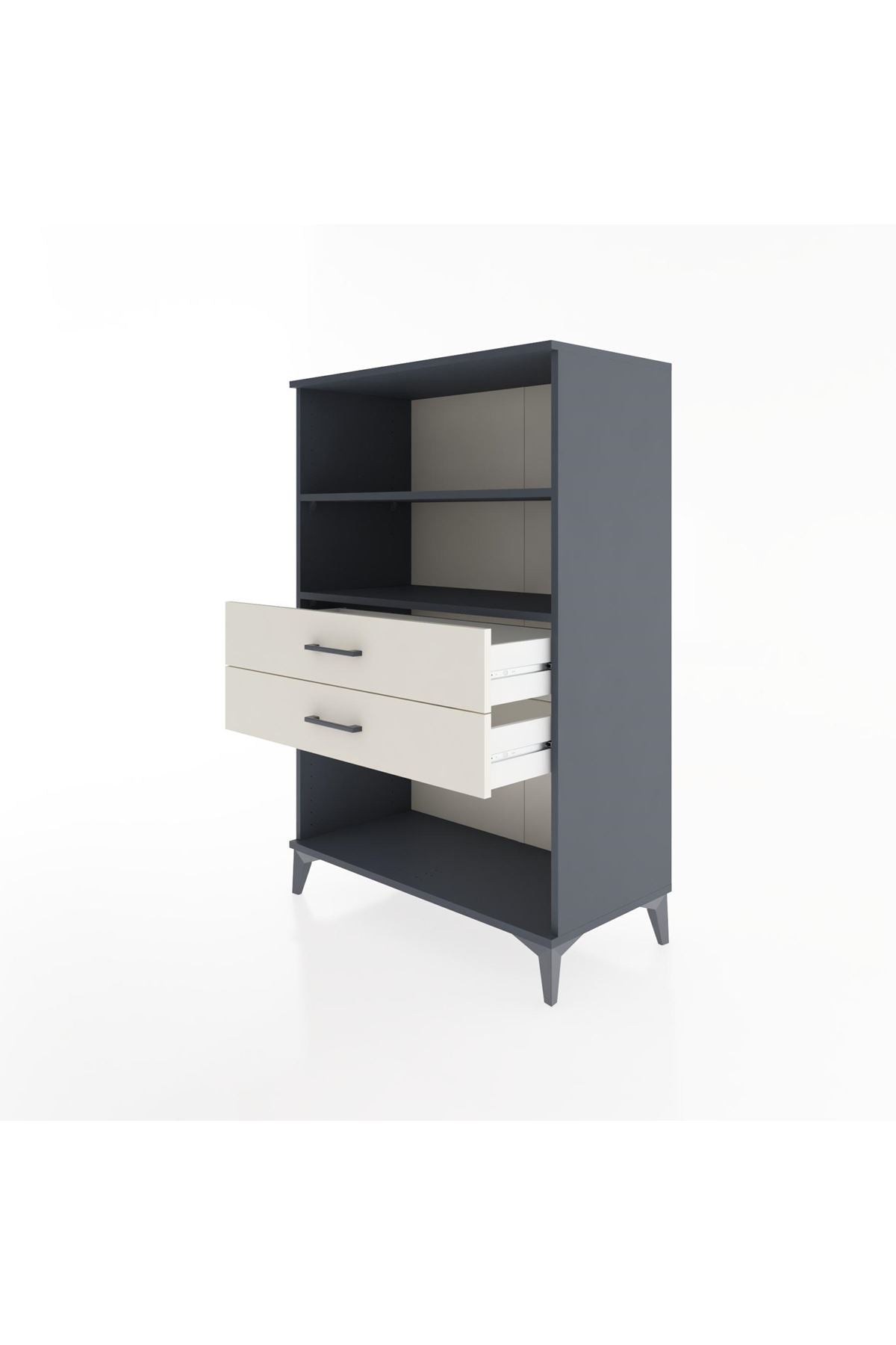 Hyperion Dolap 2 Raflı 2 Çekmeceli 88x44x134 - S51M068V4B