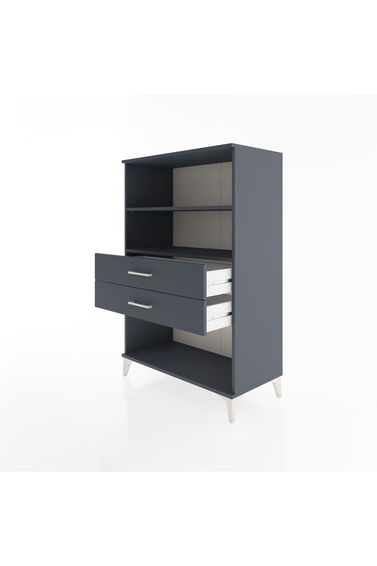 Hyperion Dolap 2 Raflı 2 Çekmeceli 88x44x134 - S51M068V5B