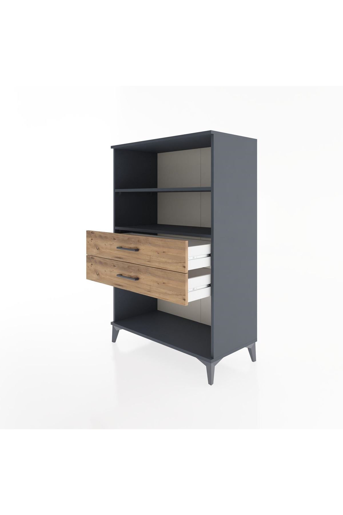 Hyperion Dolap 2 Raflı 2 Çekmeceli 88x44x134 - S51M068V6B