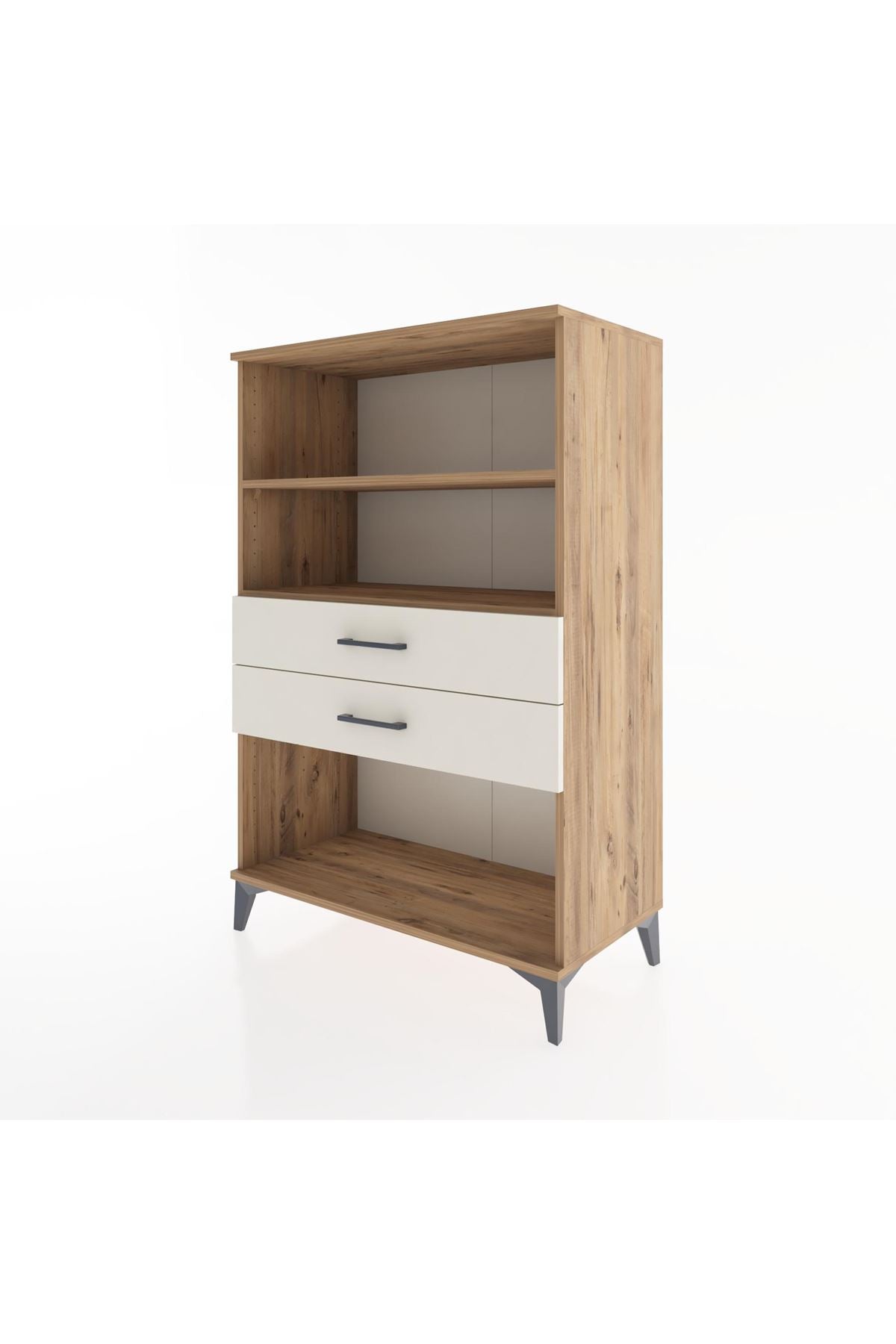 Hyperion Dolap 2 Raflı 2 Çekmeceli 88x44x134 - S51M068V7B