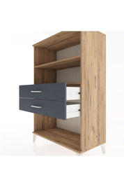 Hyperion Dolap 2 Raflı 2 Çekmeceli 88x44x134 - S51M068V8B