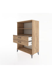 Hyperion Dolap 2 Raflı 2 Çekmeceli 88x44x134 - S51M068V9B