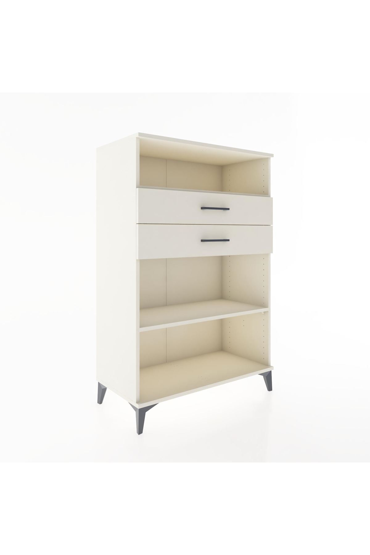 Hyperion Dolap 2 Raflı 2 Çekmeceli 88x44x134 - S51M069V1B
