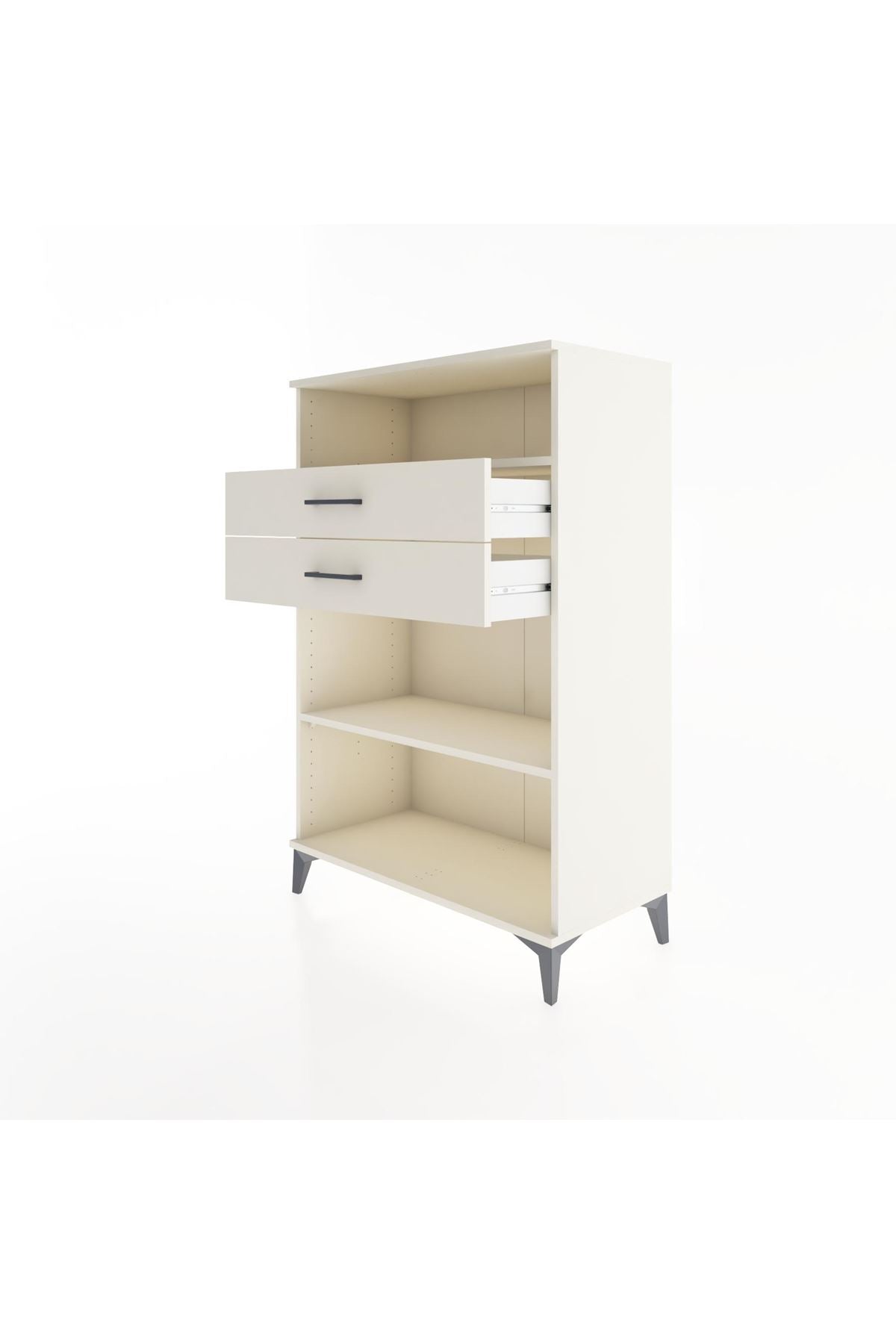Hyperion Dolap 2 Raflı 2 Çekmeceli 88x44x134 - S51M069V1B