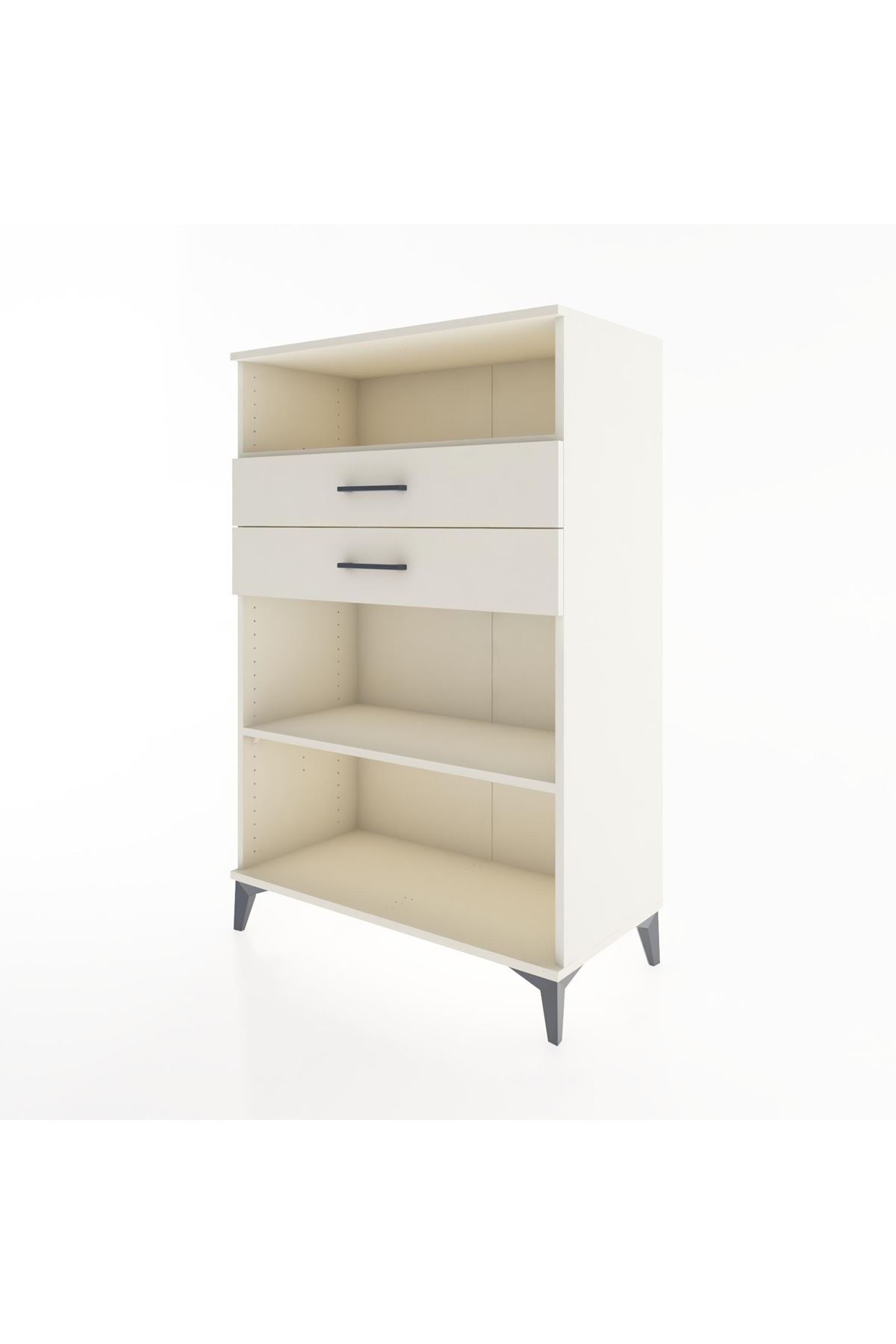 Hyperion Dolap 2 Raflı 2 Çekmeceli 88x44x134 - S51M069V1B