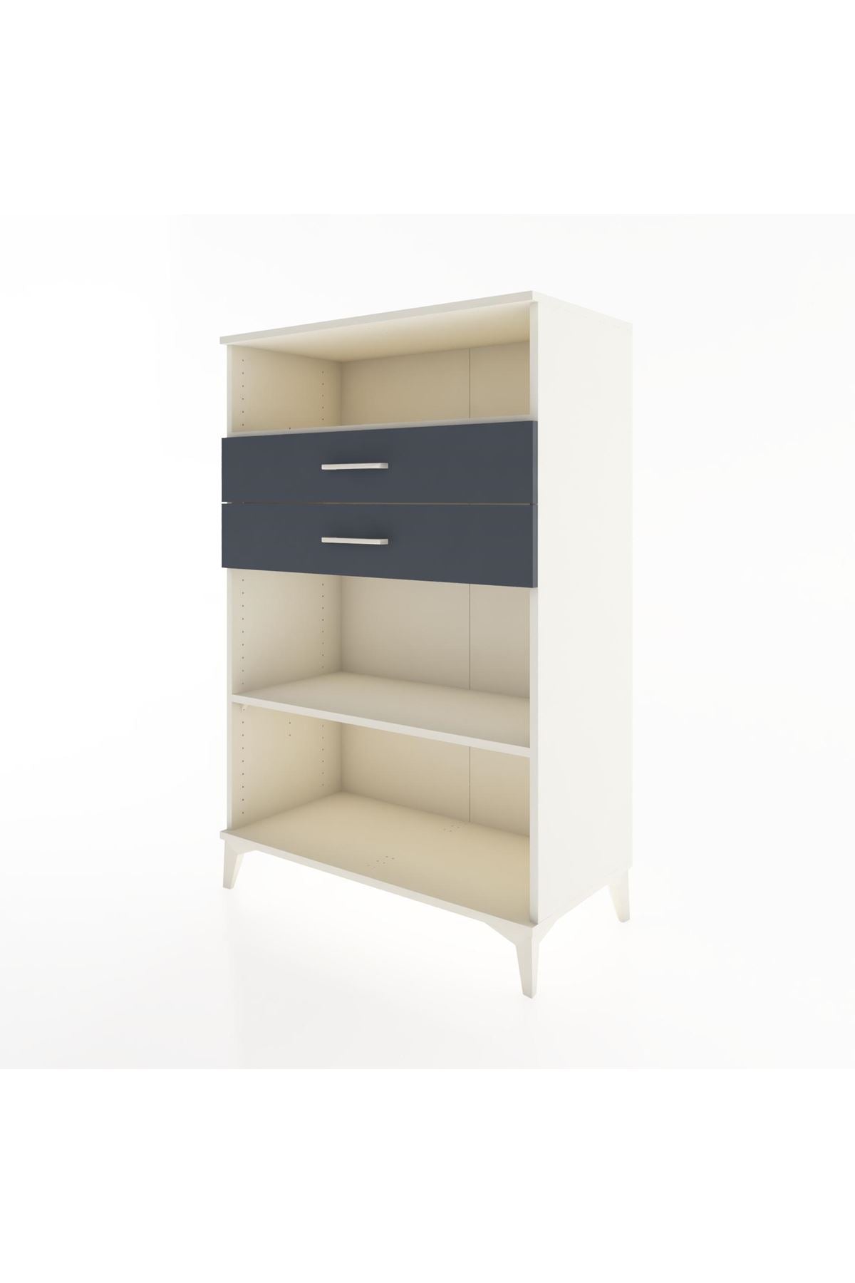 Hyperion Dolap 2 Raflı 2 Çekmeceli 88x44x134 - S51M069V2B